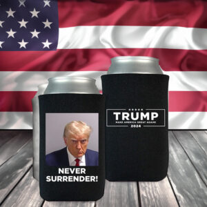 Trump 2024 47 Never Surrender Beverage Cooler
