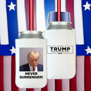 Trump 2024 Never Surrender Beverage Cooler