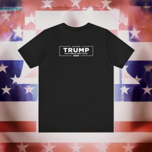 Trump Not Guilty Black Premium Short Sleeve Back Shirt