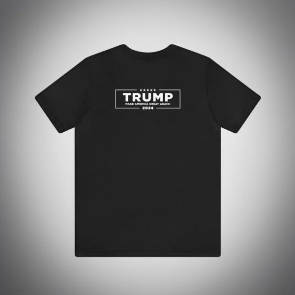 Trump Not Guilty Black Premium Short Sleeve Back Shirts