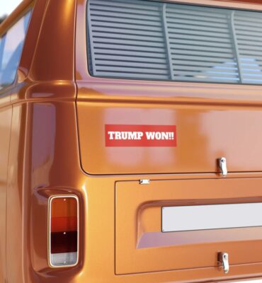 Trump Won Bumper Sticker