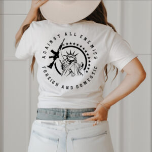 Against All Enemies Unisex T-Shirt, Awakened Patriot, Republican Shirts