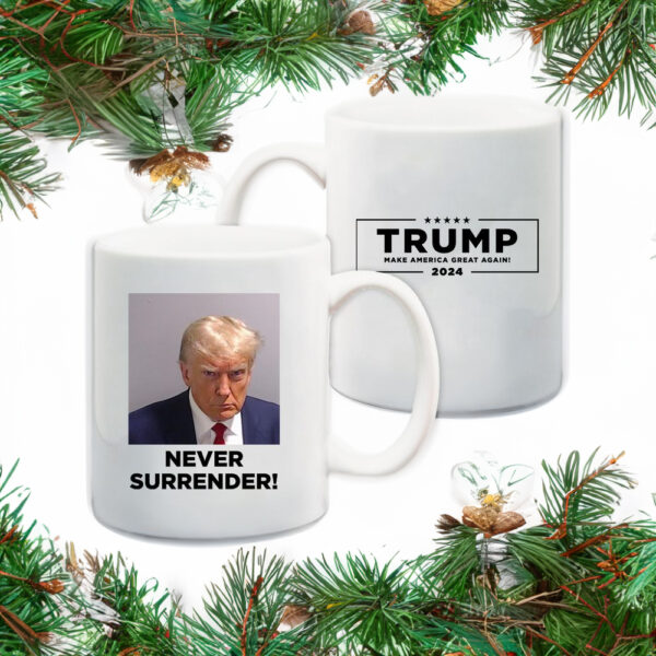 Never Surrender White Coffee Mug Cup