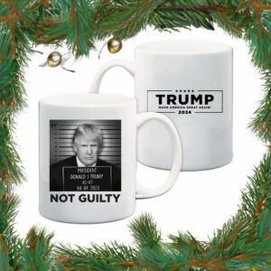 Official Trump Mugshot White Coffee Mugs