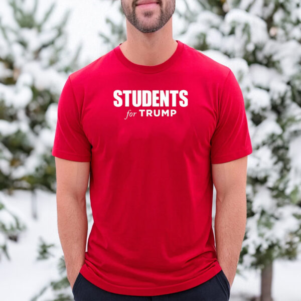 Students for Trump Cardinal Cotton Shirt