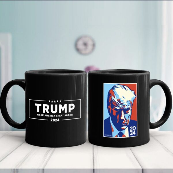 Trump Colorblock Black Coffee Mug