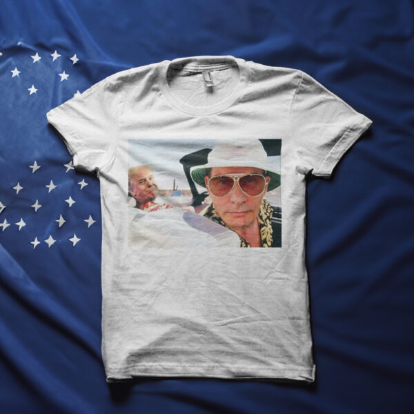 Trump Putin Fear and Loathing in Las Vegas printed t-shirts