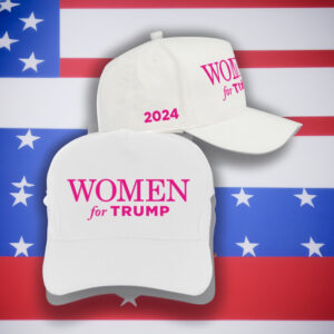 Women for Trump 2024 White Structured Hats