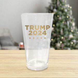 Trump 2024 Pint Glass (Single) Christmas