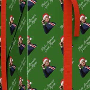 Trump MAGA Fist Pump Christmas Wrapping Papers