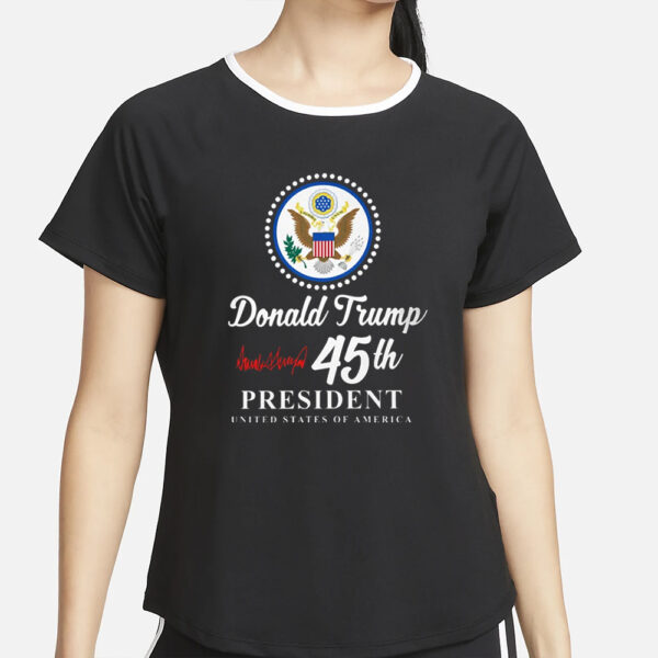 Donald Trump Presidential Signature T-Shirt2