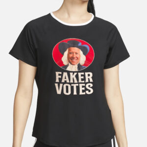 Faker Votes Quaker Biden T-Shirt2