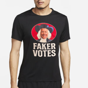 Faker Votes Quaker Biden T-Shirt4