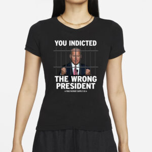 You Indicted The Wrong President Anti Biden Pro Trump Unisex Classic T Shirt