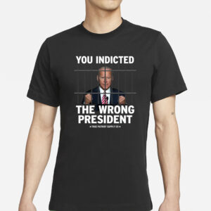 You Indicted The Wrong President Anti Biden Pro Trump Unisex Classic T Shirts
