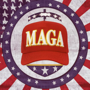 Official Trump Special Edition 3D MAGA Red Gold Hat Cap