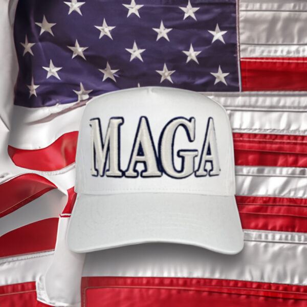 Official Trump Special Edition 3D MAGA White Hat Cap
