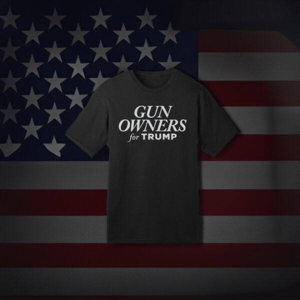 Gun Owners for Trump Black T-Shirt