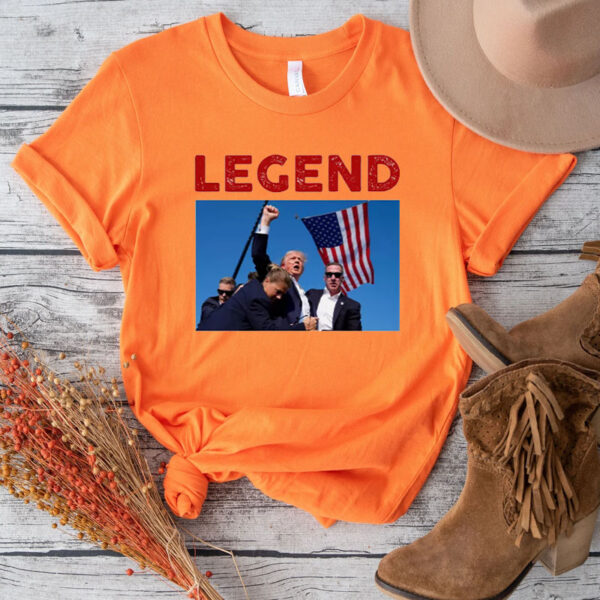 Donald Trump Shot T-SHIRT- LEGEND , Support T-Shirts, TRUMP 20245