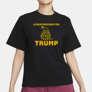 Libertarians For Trump Gadsden T-Shirt1