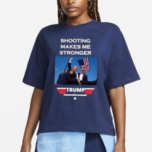 Official Trump 2024 shooting makes me stronger T-Shirt3