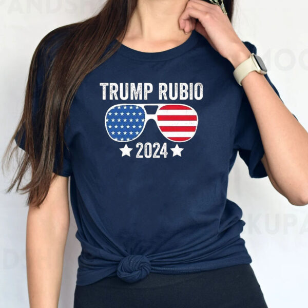 Official Trump Rubio 2024 Trump 2024 American T-Shirt3